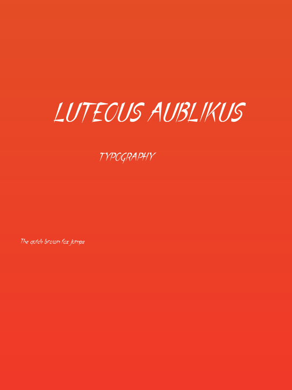 Luteous Aublikus Poster