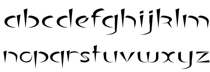 Luteous Exodus Font LOWERCASE