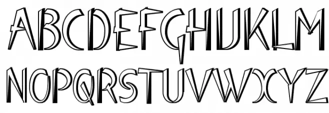 Luteous Industrious Schriftart Groß