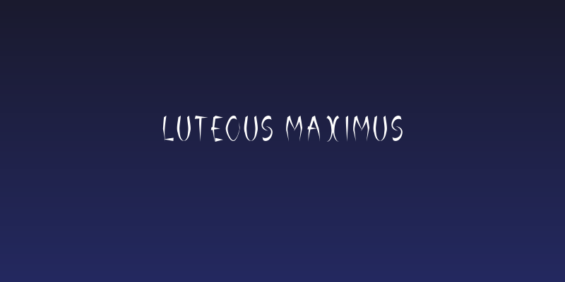 Luteous Maximus Social Header