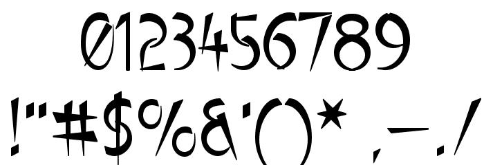 Luteous Viscous Font OTHER CHARS