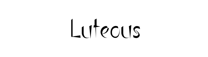 Luteous  नि: शुल्क फ़ॉन्ट्स डाउनलोड