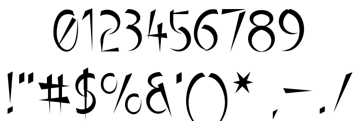 Luteous Font OTHER CHARS