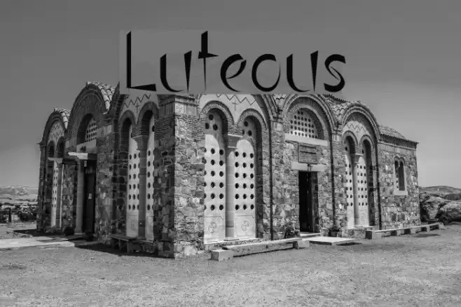 Luteous Font examples