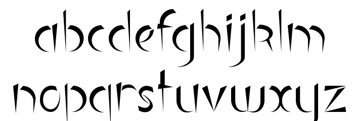 Luteous Font LOWERCASE