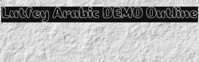 Lutfey Arabic DEMO Outline Example 1