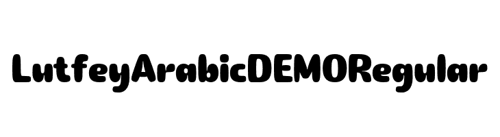 Lutfey Arabic DEMO Regular  Free Fonts Download