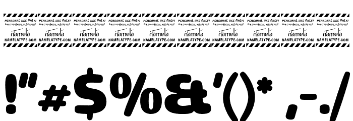 Lutfey Arabic DEMO Regular Font OTHER CHARS