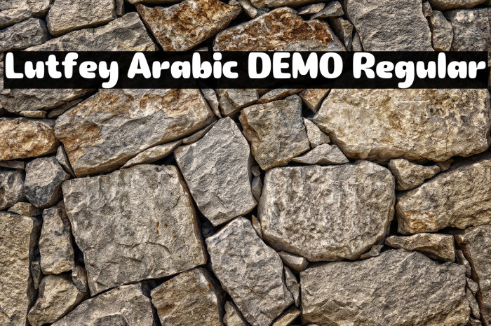 Lutfey Arabic DEMO Regular Example 2