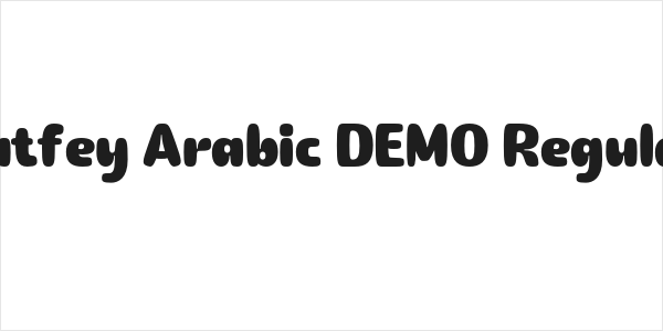 Lutfey Arabic DEMO Regular Logo