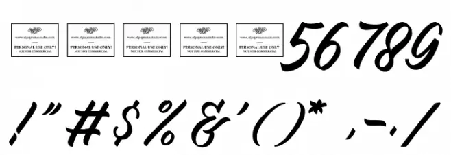 Luther King Schriftart Anderer Schreiben