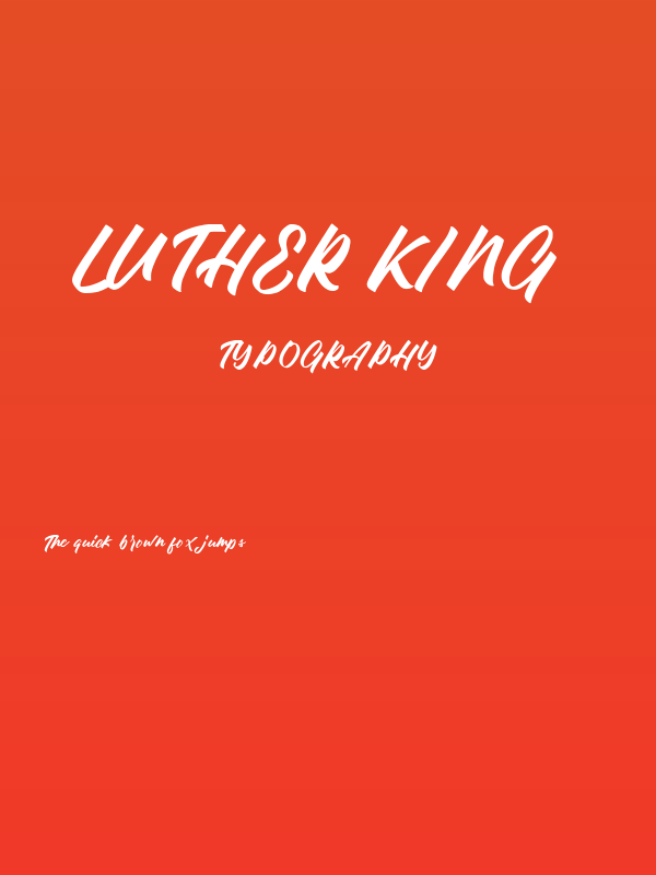 Luther King Poster