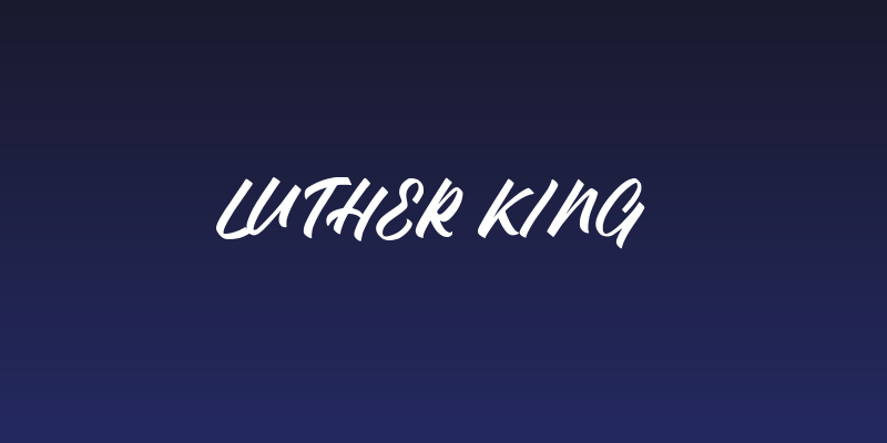 Luther King Social Header