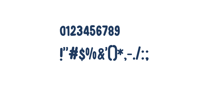 Luthfya Regular Other Characters