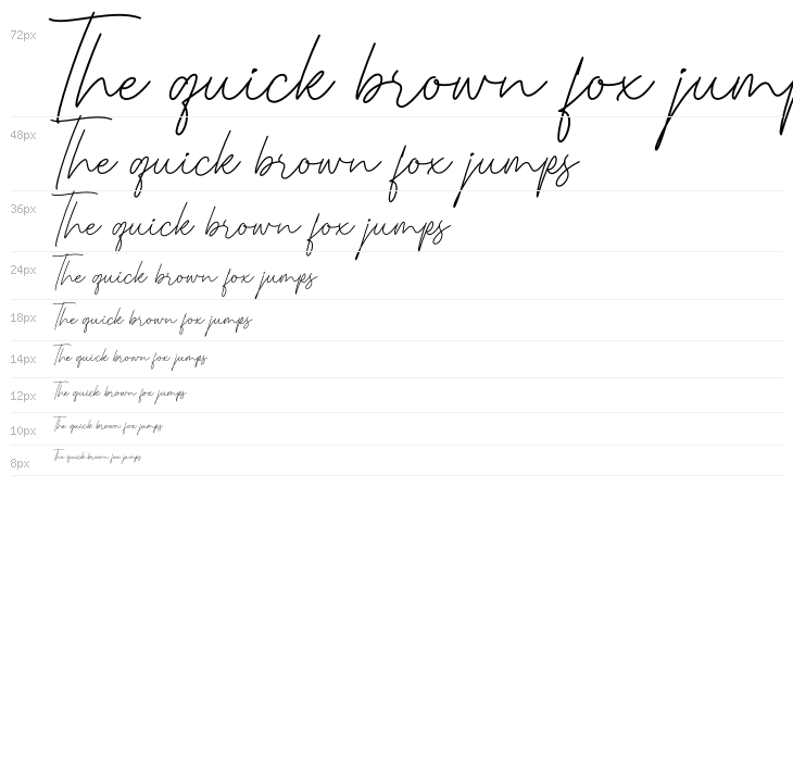 Luthon Southard Script Waterfall