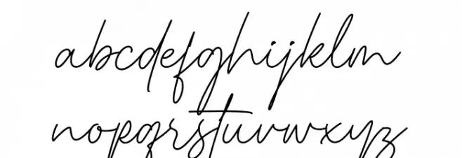 Luthon Southard Script Caratteri MINUSCOLO