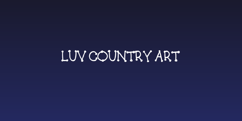 Luv Country Art Social Header