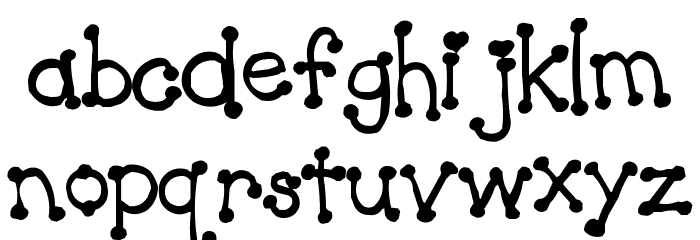 Luv Country Art Font LOWERCASE