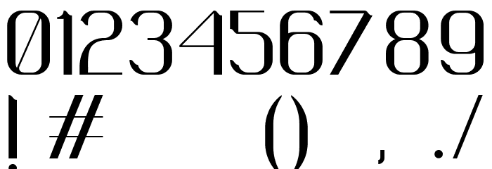Luvenia Sans Serif Font OTHER CHARS