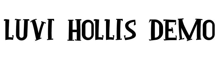 Luvi Hollis Demo  नि: शुल्क फ़ॉन्ट्स डाउनलोड