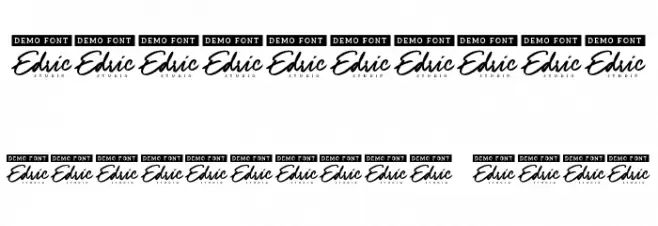 Luvi Hollis Demo Font OTHER CHARS