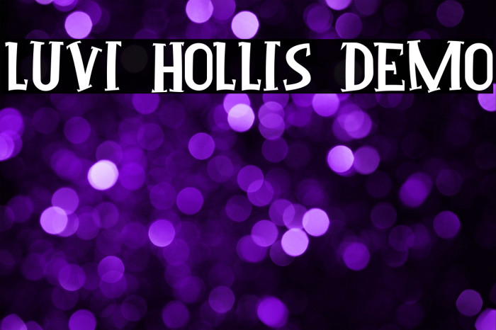 Luvi Hollis Demo Example 1