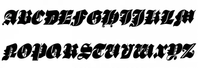 Lux Contra Tenebras Condensed Italic Polices MAJUSCULES