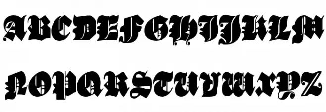 Lux Contra Tenebras Condensed 字体 大写