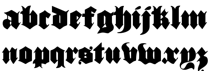 Lux Contra Tenebras Condensed Font LOWERCASE