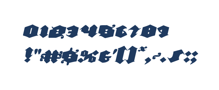 Lux Contra Tenebras Expanded Italic Other Characters