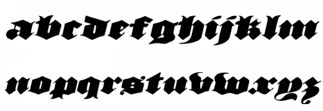 Lux Contra Tenebras Expanded Italic Polices MINUSCULES