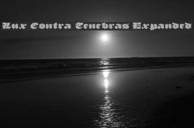 Lux Contra Tenebras Expanded Example 1