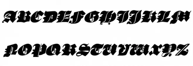 Lux Contra Tenebras Italic Fonte MAIÚSCULAS