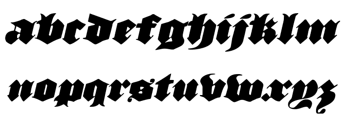 Lux Contra Tenebras Italic Font LOWERCASE