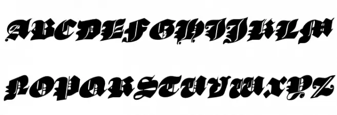 Lux Contra Tenebras Rotatalic 字体 大写