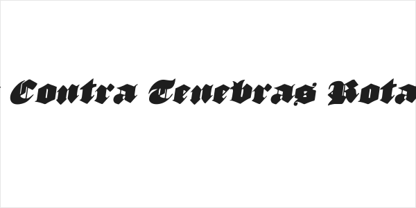 Lux Contra Tenebras Rotatalic Logo
