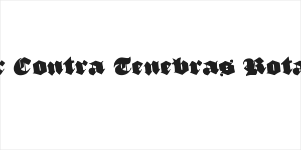 Lux Contra Tenebras Rotated Logo