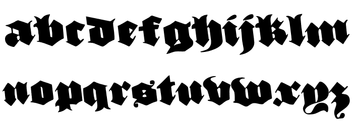 Lux Contra Tenebras Rotated Font LOWERCASE