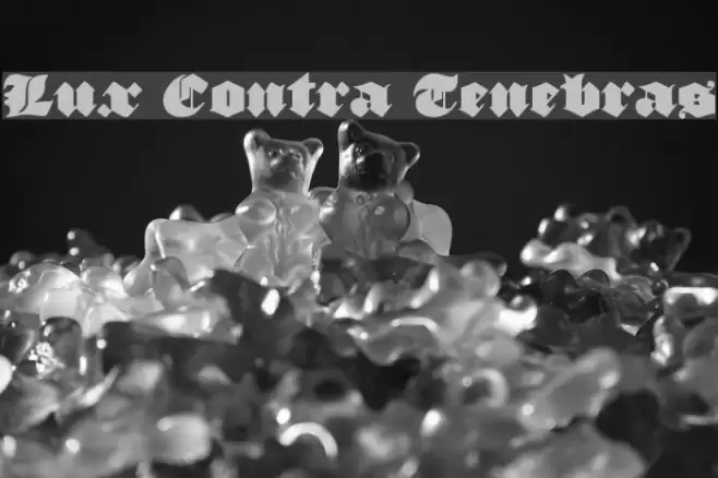 Lux Contra Tenebras Font examples