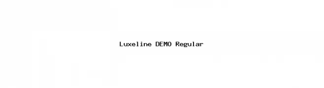 Luxeline DEMO Regular Polices