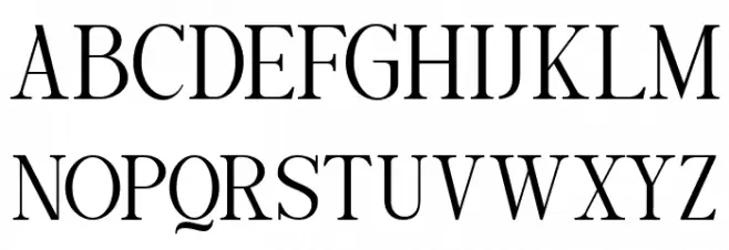 Luxeline DEMO Regular Polices MAJUSCULES