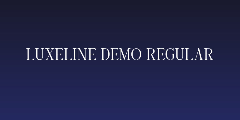 Luxeline DEMO Regular Social Header