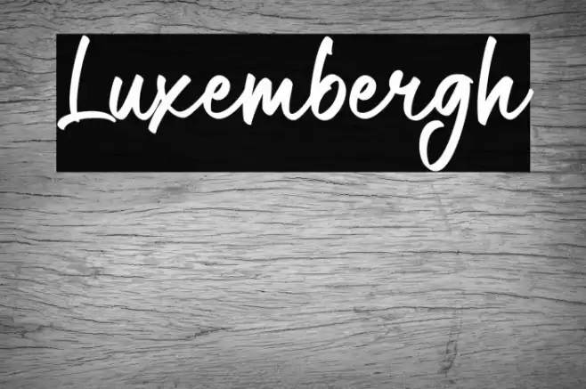 Luxembergh Font examples