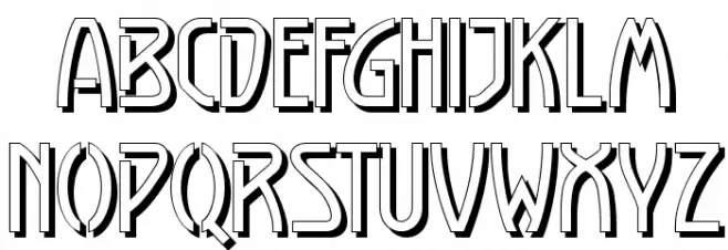 Luxembourg 1910 Ombre Schriftart Groß