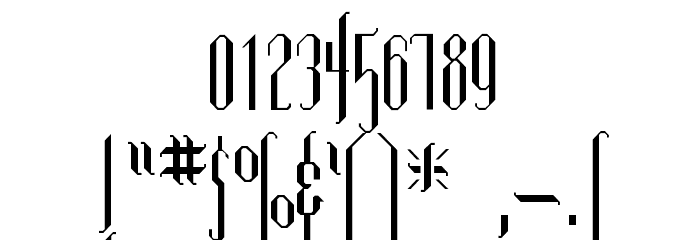 Luxembourg Regular Font OTHER CHARS