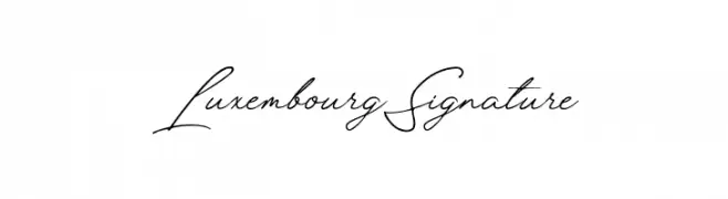 Luxembourg Signature  Fuentes Gratis Descargar