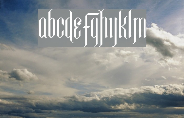 Luxembourg Font examples
