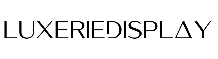 Luxerie Display  font caratteri gratis