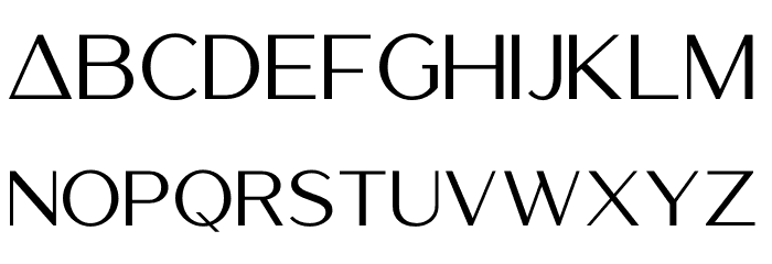 Luxerie Display Font LOWERCASE