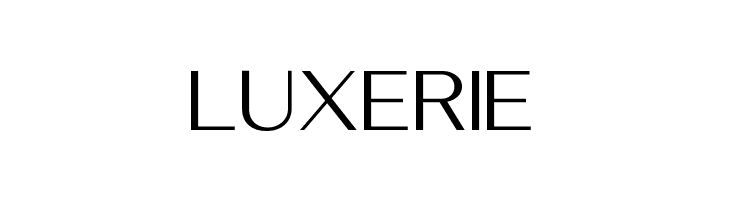 Luxerie  フリーフォントのダウンロード